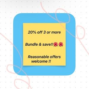 Bundle and save %%$$$$$